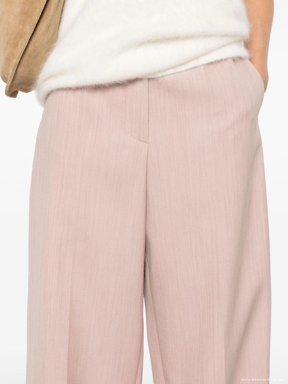 Cheap trousers straight-leg low-waist Women Stella McCartney 0725